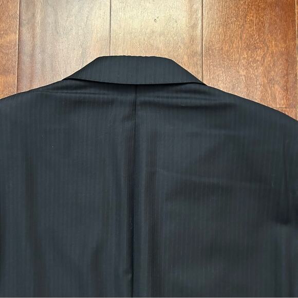 Hickey Freeman for Nordstrom Men's Black Pinstripe Blazer, 100% Wool, Size 42R - Picture 10 of 16
